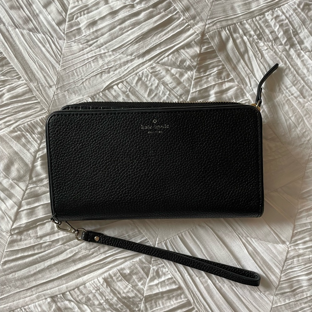 COPY - COPY - Kate Spade black wallet/clutch/wristlet